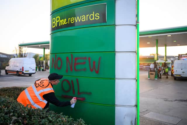 Just Stop Oil protesters targeted seven London petrol stations on Friday morning.