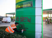Just Stop Oil protesters targeted seven London petrol stations on Friday morning.