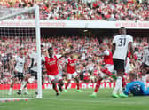 Gabriel Magalhaes scores Arsenal’s winner against Fulham