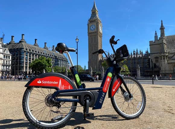 TfL says the e-bikes will be available from September 12
