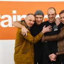 Actors Ewen Bremner, Ewan McGregor, Jonny Lee Miller and Robert Carlyle, stars of Trainspotting, promoting the film’s sequel T2. Photo: Getty