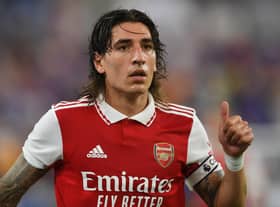 Hector Bellerin of Arsenal during the pre season friendly match between Arsenal and Everton (Photo by David Price/Arsenal FC via Getty Images)