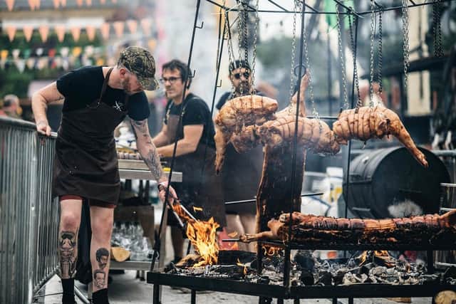 Meatopia is on this weekend at Tobacco Docks. Credit: Instagram