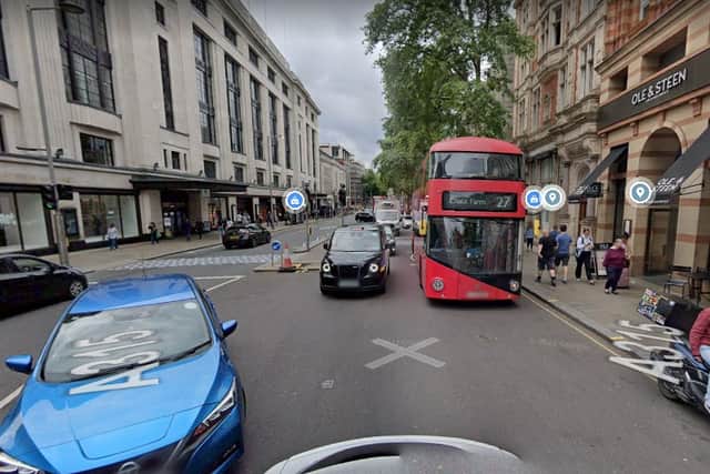 Kensington High Street. Credit: Google Maps