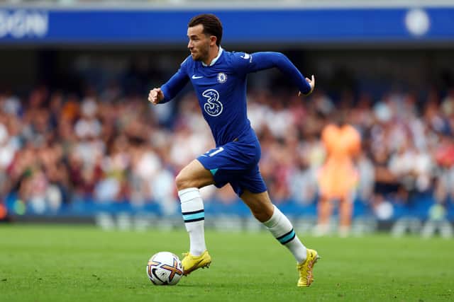  Ben Chilwell of Chelsea in action during the Premier League match between Chelsea FC and West  (Photo by Bryn Lennon/Getty Images)