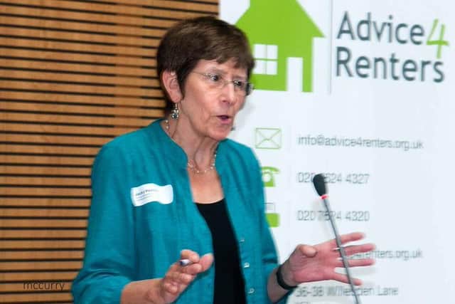 Jacky Peacock, head of policy at Advice for Renters