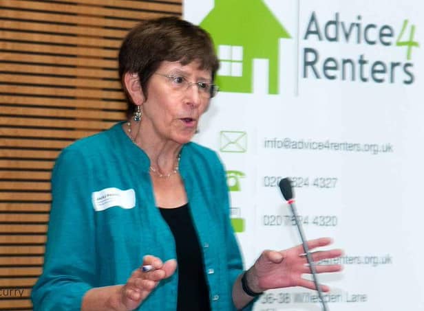 <p>Jacky Peacock, head of policy at Advice for Renters. </p>