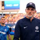 Thomas Tuchel, Manager of Chelsea looks on prior to the UEFA Champions League group E match (Photo by Jurij Kodrun/Getty Images)