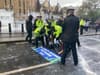 Westminster protest: Vegan activists spray Parliament with ‘fake milk’ near Big Ben and block road