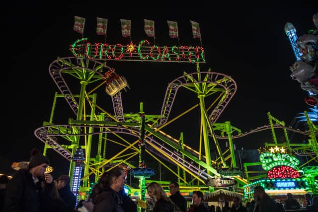 The Euro Coaster makes it’s return to the 2022 Hyde Park Winter Wonderland