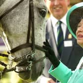 Queen Elizabeth II in Windsor, England. (Photo by Carl De Souza/Getty Images)