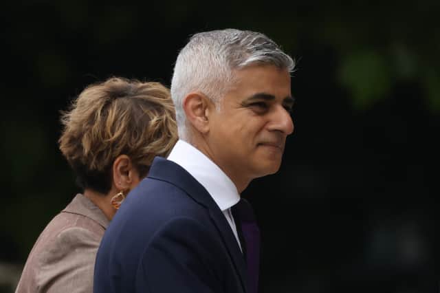 Sadiq Khan at the National Thanksgiving Service for the Queen’s reign at Saint Paul’s Cathedral in London in June 2022. Photo: Getty