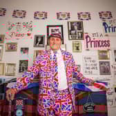 Royal superfan Terry Hutt. Photo: SWNS