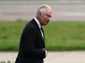 King Charles III at Aberdeen Airport as he travels to London with the Queen following the death of Queen Elizabeth II on Thursday. Picture date: Friday September 9, 2022.