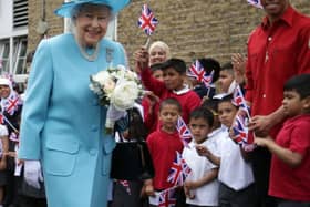 Queen Elizabeth visits Mayflower Primary School in Poplar