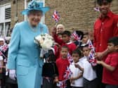 Queen Elizabeth visits Mayflower Primary School in Poplar