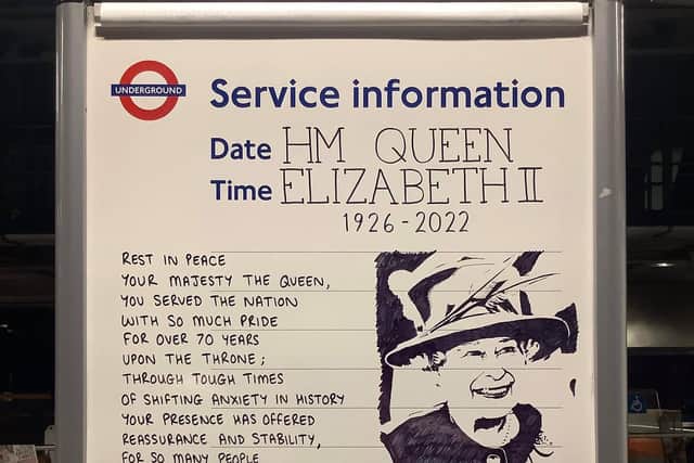 Hundreds of thousands of mourners are expected to travel to London to pay their respects to the Queen. Credit: All on the board
