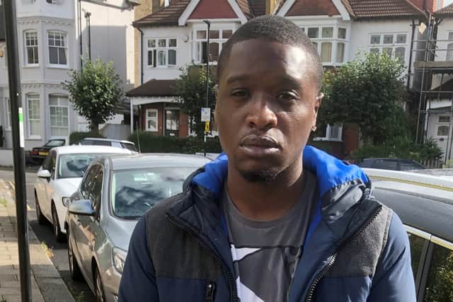 Croydon secondary school teacher Jefferson Bosela, 27, Chris Kaba’s cousin, said “no-one is safe” following the latest violent death on the capital’s streets. Photo: SWNS