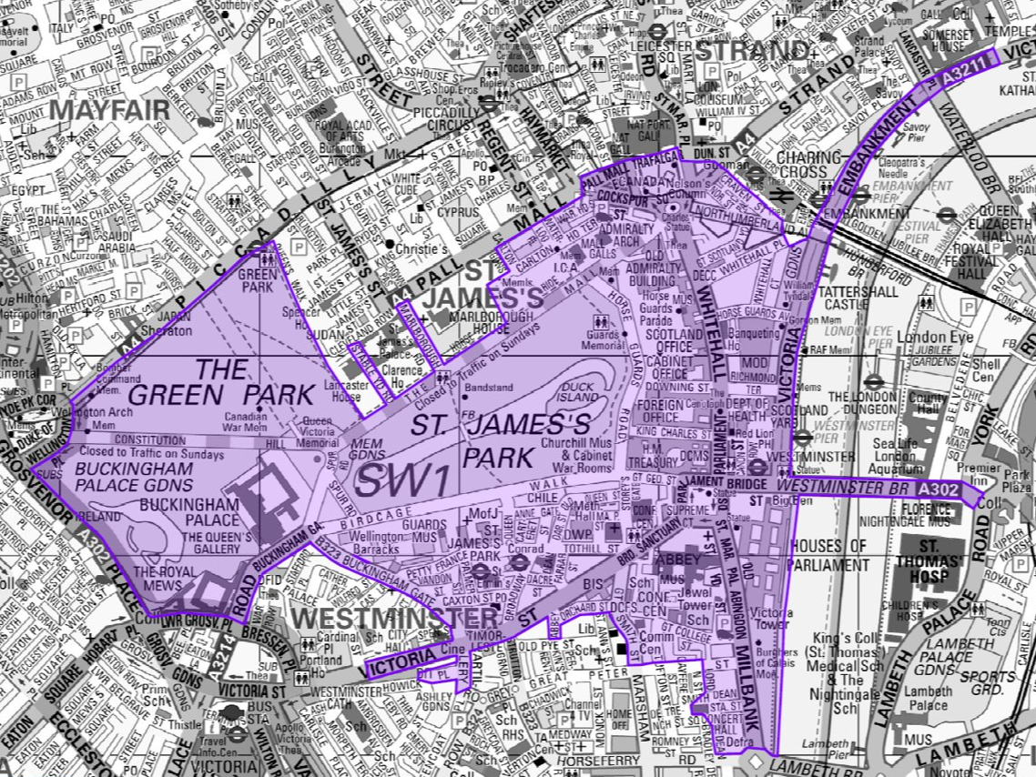 All London road closures for Queen lying-in-state in Westminster Hall - funeral on Monday September 19