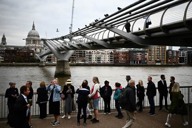 LondonWorld writer Rahman Osman queued up to see the Queen’s coffin. Photo: Getty