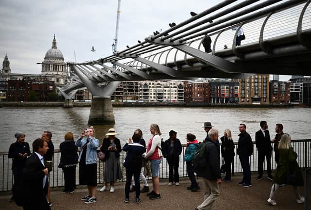 LondonWorld writer Rahman Osman queued up to see the Queen’s coffin. Photo: Getty
