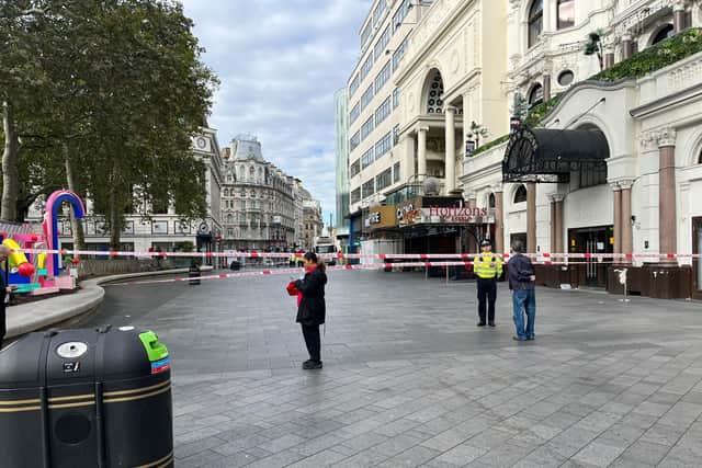 The attack took place in a busy central London area. Photo: LondonWorld