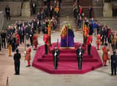 The Queen has been Lying-in-state at Westminster Hall, leading to increased traffic in the capital