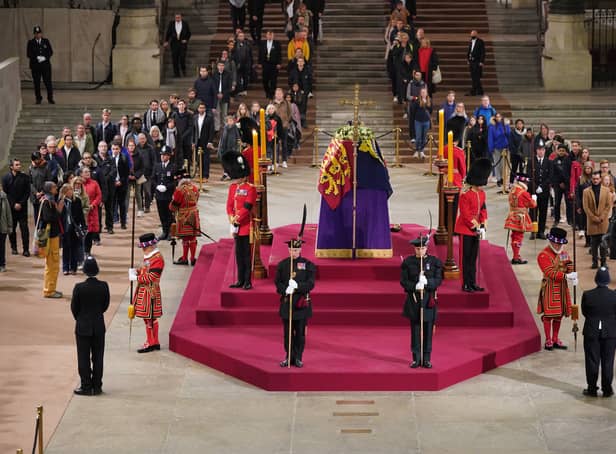 <p>The Queen has been Lying-in-state at Westminster Hall, leading to increased traffic in the capital</p>