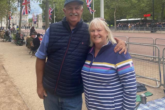 Devon couple Mark (left) and Bev Ryland. Photo: SWNS