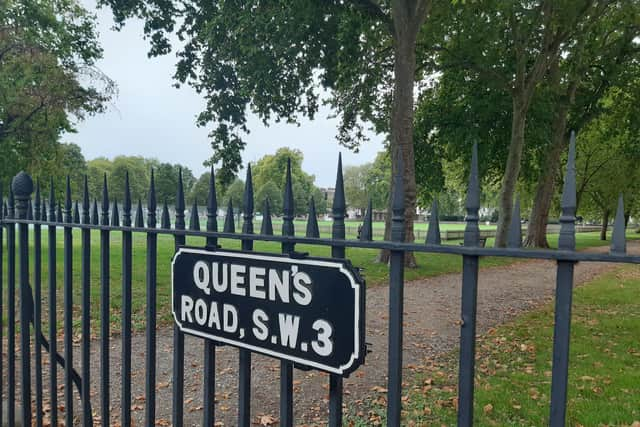 New street signs for Queen’s Road, in Kensington and Chelsea. Photo: RBKC