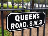 New street signs for Queen’s Road, in Kensington and Chelsea. Photo: RBKC