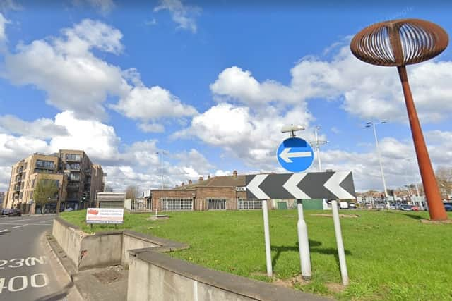 A woman, aged in her 40s, was found with stab wounds in her neck outside Gants Hill Tube Station. Credit: Google