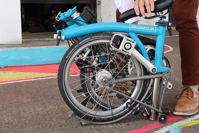 Brompton Bikes and climate charity Possible turned a petrol station into a cycling oasis. Photo: LondonWorld