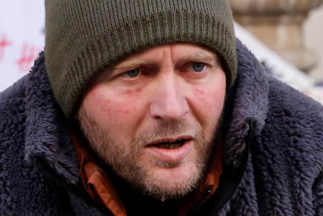 Richard Ratcliffe on day 19 of his hunger strike. Photo: Getty