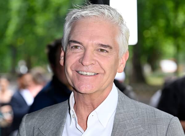 Phillip Schofield’s We Buy Any Car images are replaced online after allegation of jumping the queue, at Westminster Hall. (Photo by Gareth Cattermole/Getty Images)
