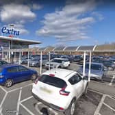 A pensioner in his 80s was killed by a van in a hit and run at a Tesco car park. Photo: Google Streetview