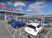 A pensioner in his 80s was killed by a van in a hit and run at a Tesco car park. Photo: Google Streetview