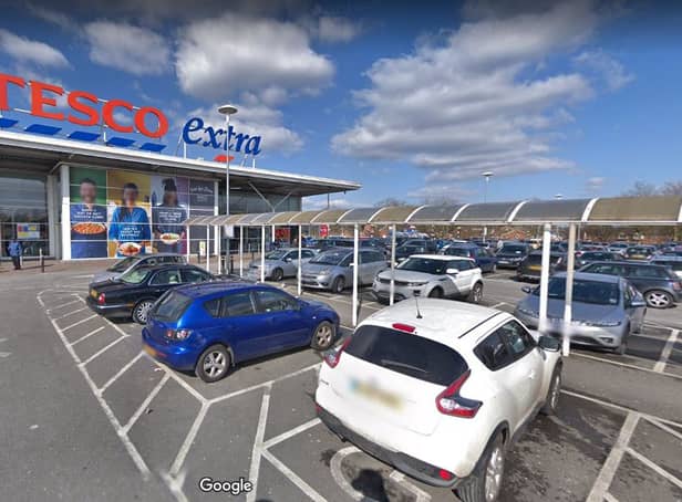 <p>A pensioner in his 80s was killed by a van in a hit and run at a Tesco car park. Photo: Google Streetview</p>