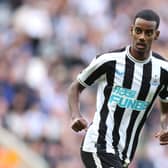  Alexander Isak of Newcastle United looks on during the Premier League match. (Photo by George Wood/Getty Images)
