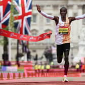 Eliud Kipchoge set the London Marathon race record in 2019