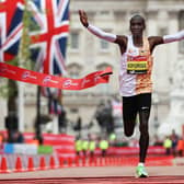 Eliud Kipchoge set the London Marathon race record in 2019