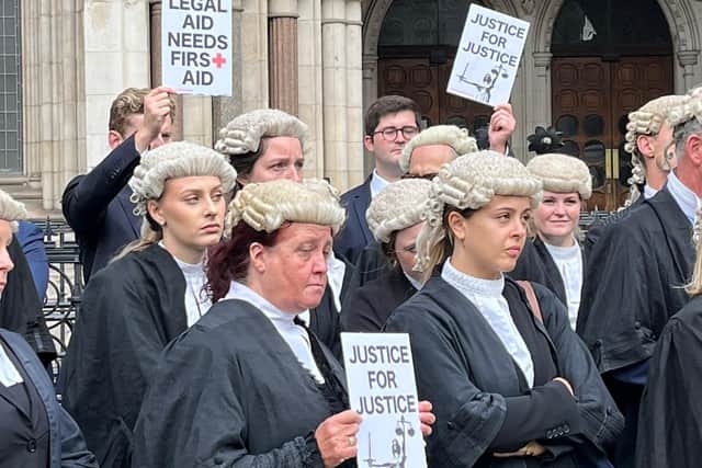 It comes amid the 25th week of industrial action by the criminal bar. Photo: LondonWorld