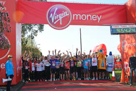 The London Marathon start line. Photo: Getty 