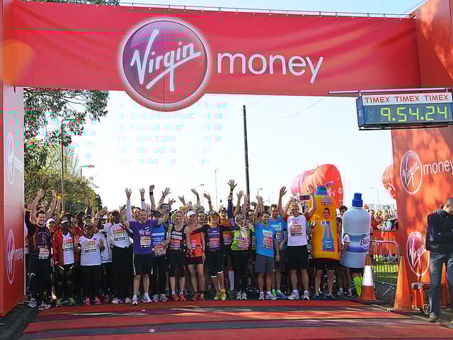 The London Marathon start line. Photo: Getty 