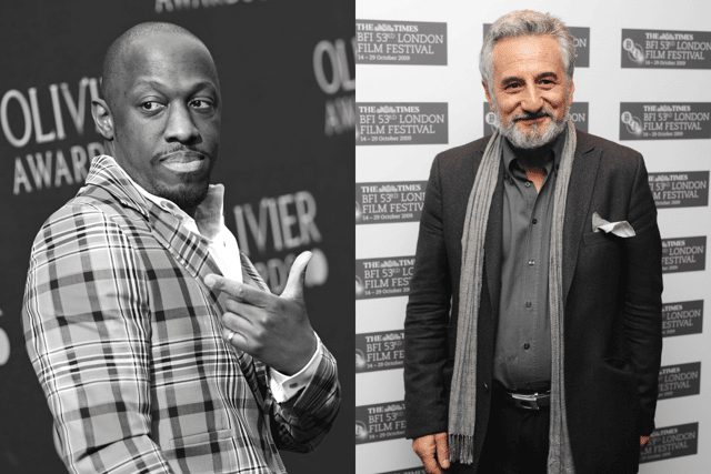 London natives Giles Terera and Henry Goodman are both up for the Best Performance in a Play award