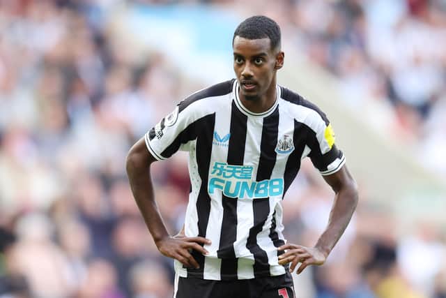 Alexander Isak of Newcastle United looks on during the Premier League match between Newcastle United and AFC Bournemouth