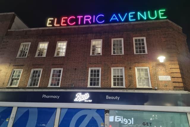 Filming began shortly after dark on the famous road - home to Brixton’s vibrant street market. Photo: LondonWorld