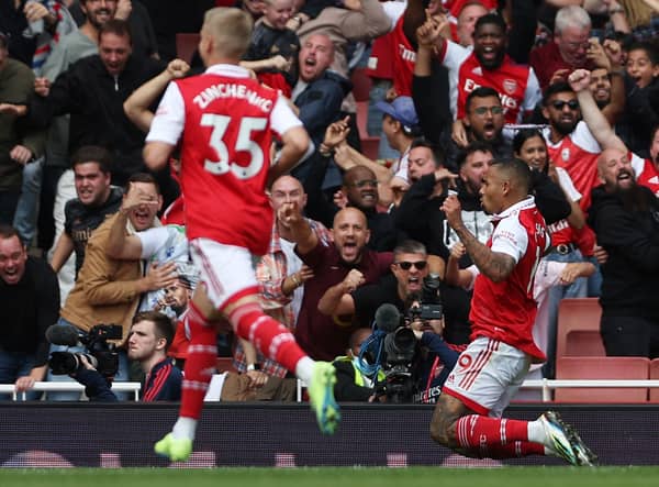 Jesus was on target again for the Gunners 