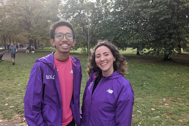 Chandra and Claire. Photo: LondonWorld