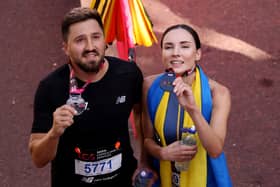 Kostiantyn Bidnenko and Viktoriia Kiose. 